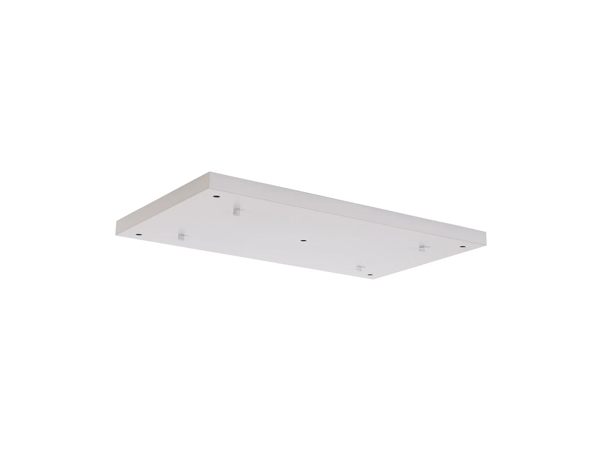 Hayes 5 Hole 550mm x 320mm Linear Rectangle Ceiling Plate White D0887WH  Deco Hayes White